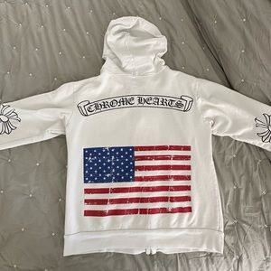 Chrome Hearts RARE **Vintage** American Flag Sweatshirt